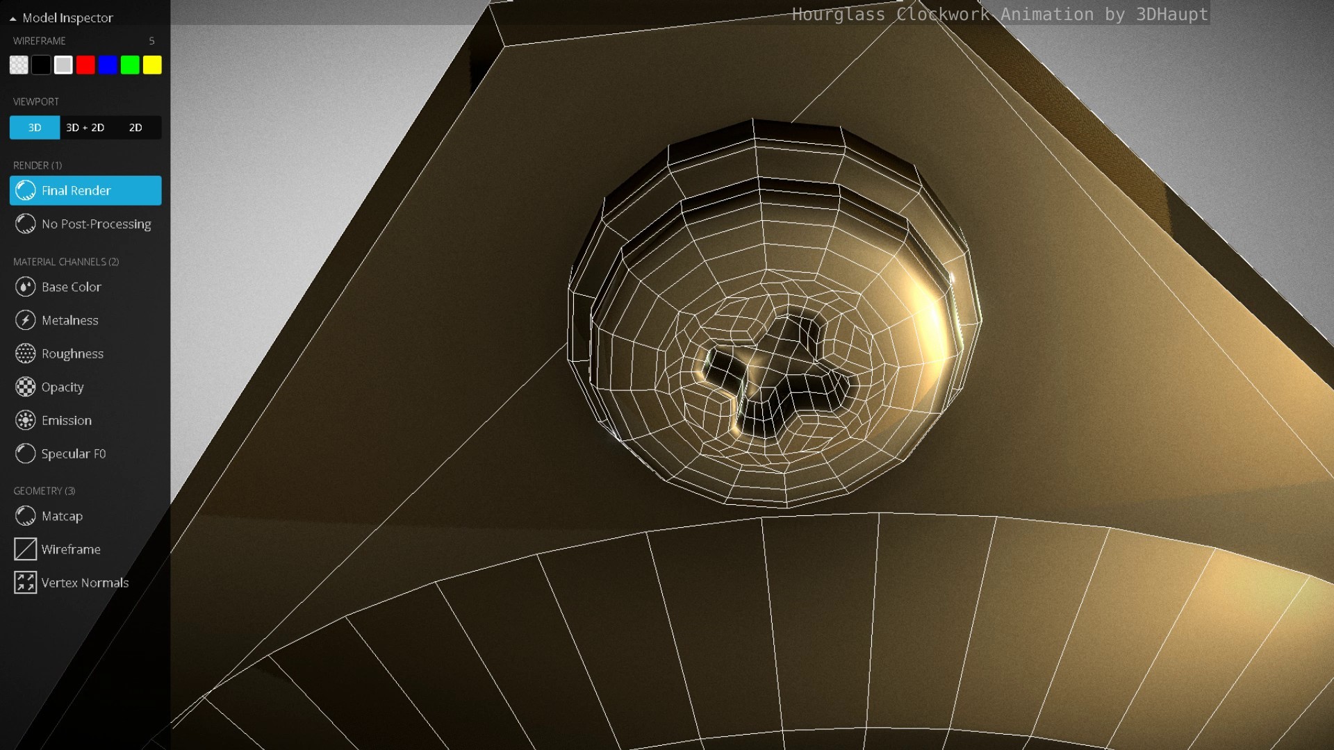 Hourglass Clockwork Animation Free 3D Model - .blend - Free3D