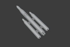 TITAN- ROCKET MODEL Free 3D Model - .blend - Free3D