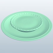 Pastel de calabaza entero v1 modelo 3d