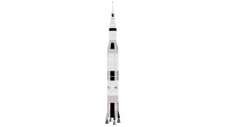 Space Rocket Saturn V 3d model