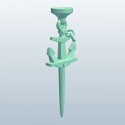Golf Anchor v1  3d model