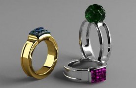 Wedding Rings 3d model
