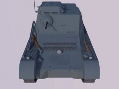 Kl PzBfWg I, Sd.Kfz. 265 command tank 3d model