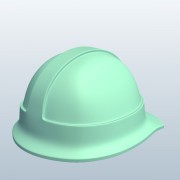Kask ochronny dla leśnictwa V1 3d model