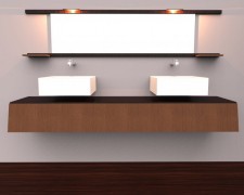 Bathroom wall 3d model