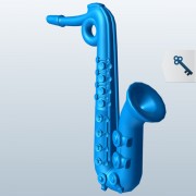Saxophone V1  3d model