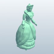 Reina de marionetas V1 modelo 3d