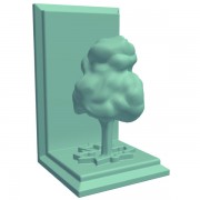 Bookend Maple Tree v2  3d model