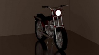 Motorrad 3d model