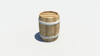Средневековая бочка Бесплатная 3D Модель - .obj .mb .fbx - Free3D
