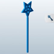 точка звезда с кругом посередине V1 3d model