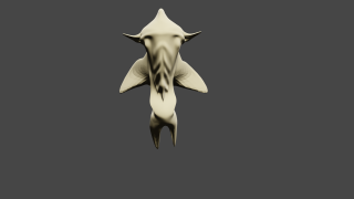 Alien character rigged 3d model