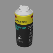 Shaving cream 3d model