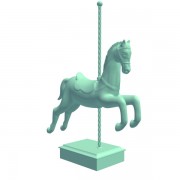 Carrossel AnimalHorse v1 3d model