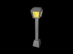 Floor lamp Lampadaire 3d model
