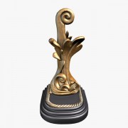  Book EndsOrnate v3  3d model