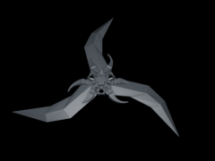 Тройная звезда ниндзя 3d model