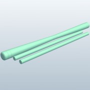 Devil Sticks v1  3d model