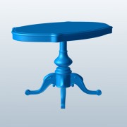 Loo Table v1 3d model