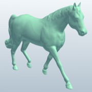 Missouri Fox Trotter Walking V1  3d model