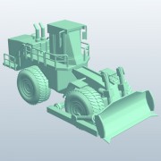 Wheel Dozer V2  3d model
