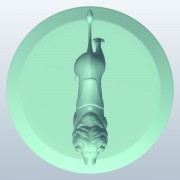 carrossel leão v1 3d model