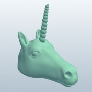 Novelty HeadPartialUnicorn v1  3d model