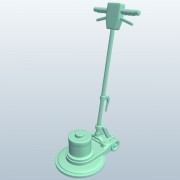 Floor buffer handheld v1  3d model