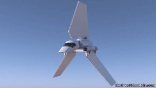 Star Wars keizershuttle 3d model