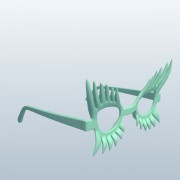 Eyelashes V1  3d model