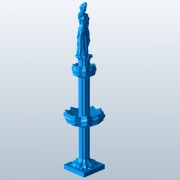 Roman Goddess v2  3d model