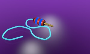 Headphone plug 3d model