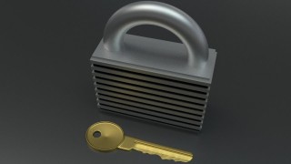 Lock and key 3d model