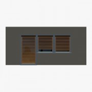 Window Blinds Venetian SG V2  3d model