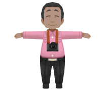Le mec photo (Pokemon) 3d model