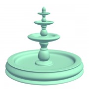  basin fountain v2  3d model