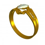 Diamond Wedding Ring v1  3d model