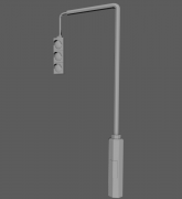 traffic light 3d model