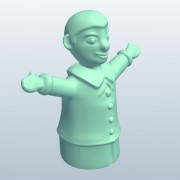 Dedo marioneta chico v1 modelo 3d