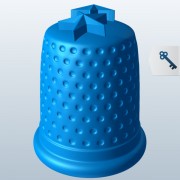 Звезды подняты над поверхностью v1 3d model