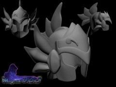 Saint seiya Peixes Elmo 3d model