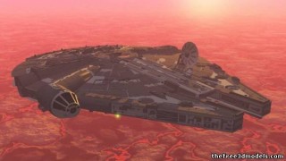 Star Wars FALCON 3d model
