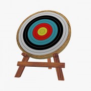 Alvo de tiro com arco v1 3d model