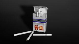 Bahman cigarette 3d model