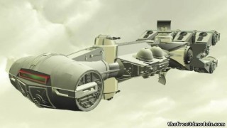 Star wars CORVETTE 3d model