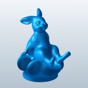 Sitting on a pile of eggs V2  3d model
