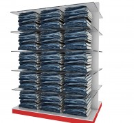 FLOOR GANDOLA RETAIL 3d model