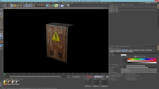 Electrical panel 3d model