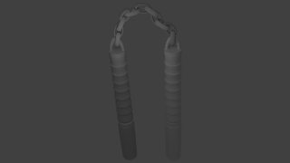 Nunchaku 3d model
